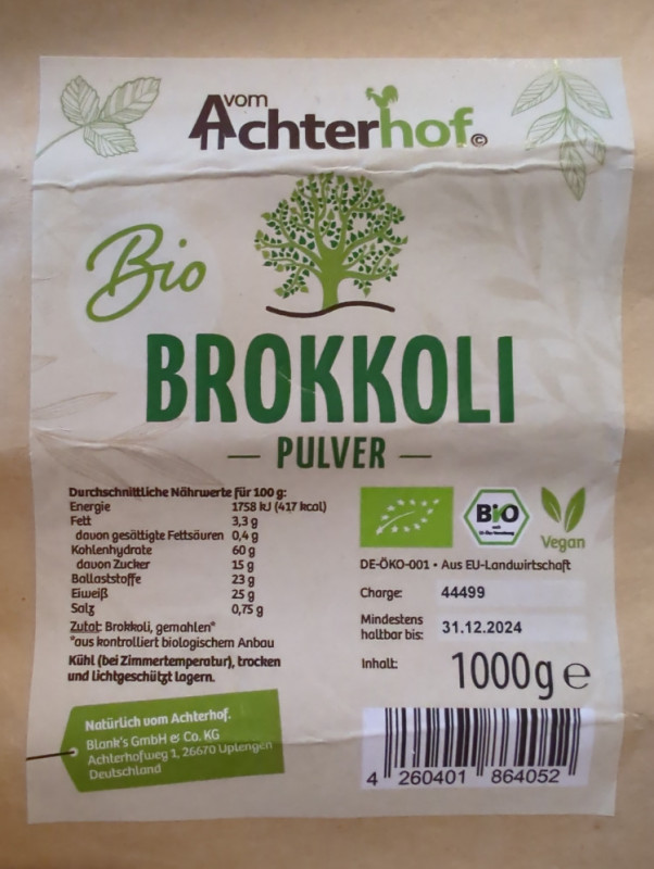 Bio Brokkoli, (Pulver) von Polyklet | Hochgeladen von: Polyklet