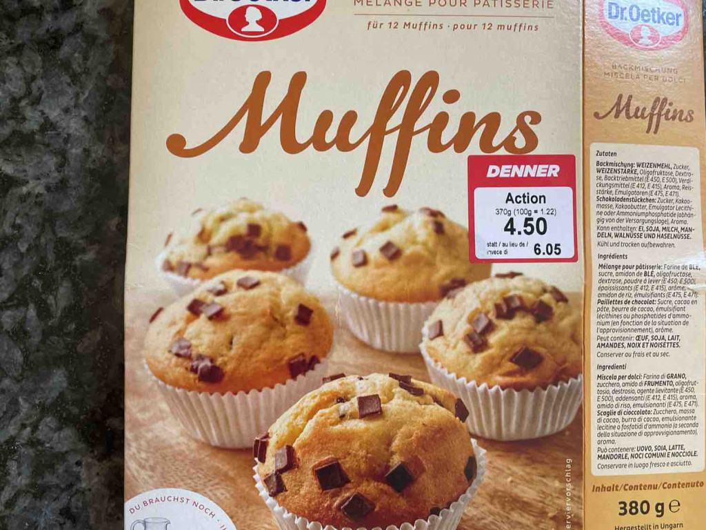 Muffins (Backmischung), 125ml Milch, 125g Margarine, 1 Ei von nd | Hochgeladen von: ndimattia