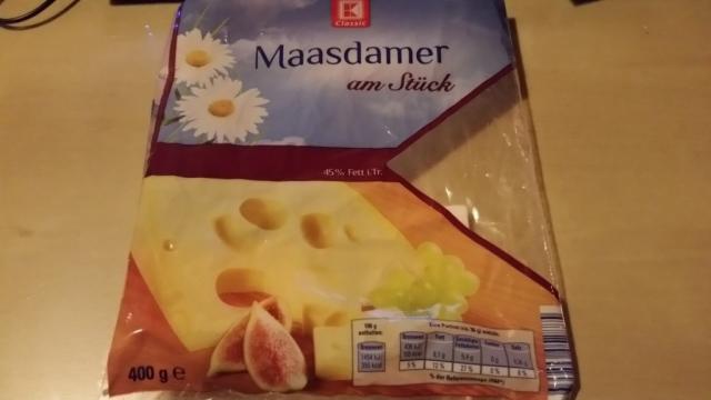 Maasdamer am Stück 45% Fett i.Tr., Käse | Hochgeladen von: huhn2