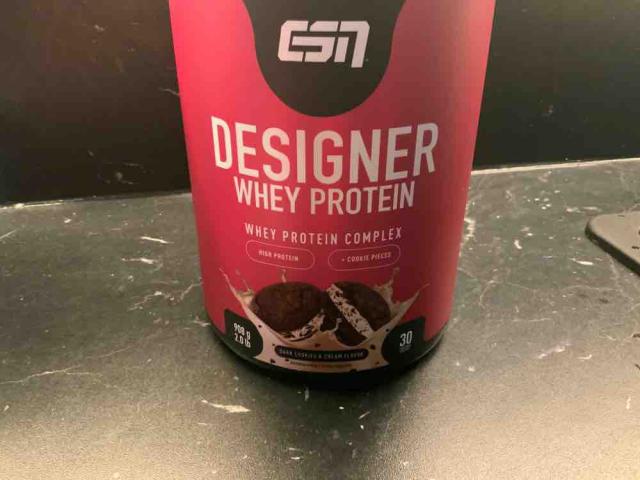 ESN  Designer Whey Protein, Dark Cookies Cream Flavor by lavlav | Uploaded by: lavlav