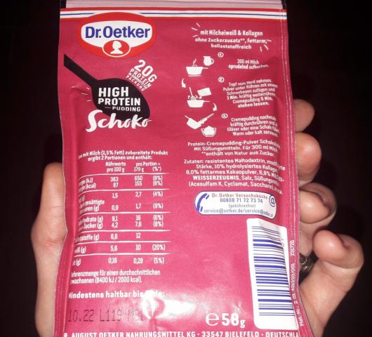 Oetker High Protein Pudding Schoko | Hochgeladen von: Siope