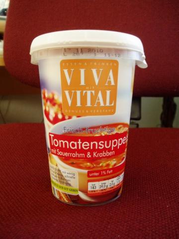 VIVA VITAL Tomatensuppe mit Sauerrahm & Krab | Hochgeladen von: Juvel5