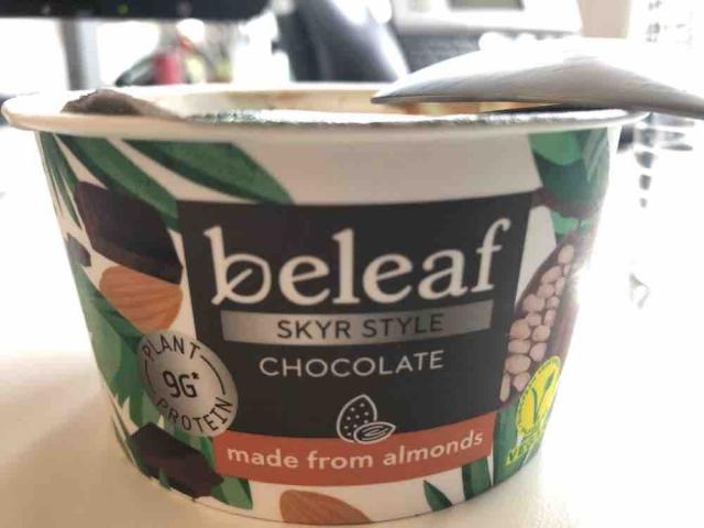 Beleaf Skyr Chocolate, made from almonds by jackiest | Uploaded by: jackiest