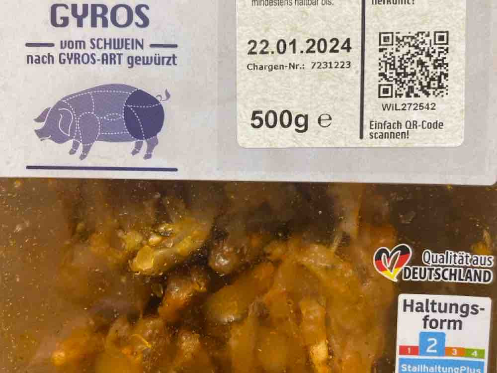 Küchenfertiges Gyros vom Schwein, nach Gyros/Art gewürzt von MNG | Hochgeladen von: MNGG