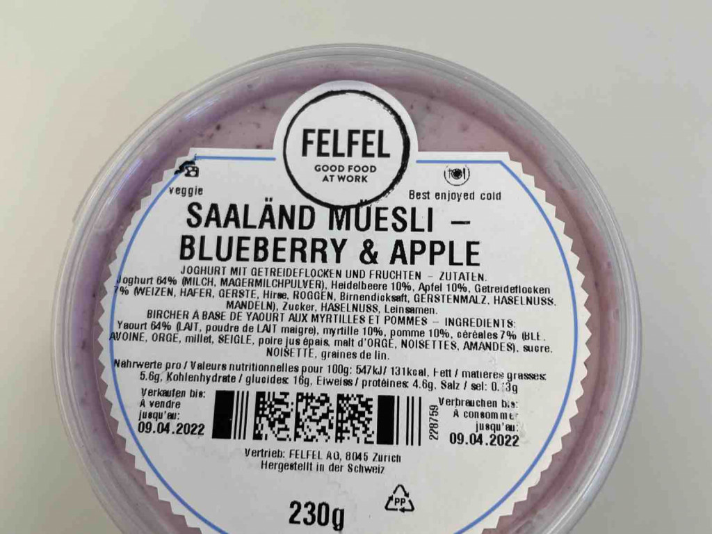 Saaländ Müesli Blueberry & Apple von cherryberrry | Hochgeladen von: cherryberrry