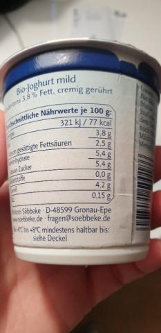 Bio Joghurt mild mind 3,8% von silkeiven | Hochgeladen von: silkeiven