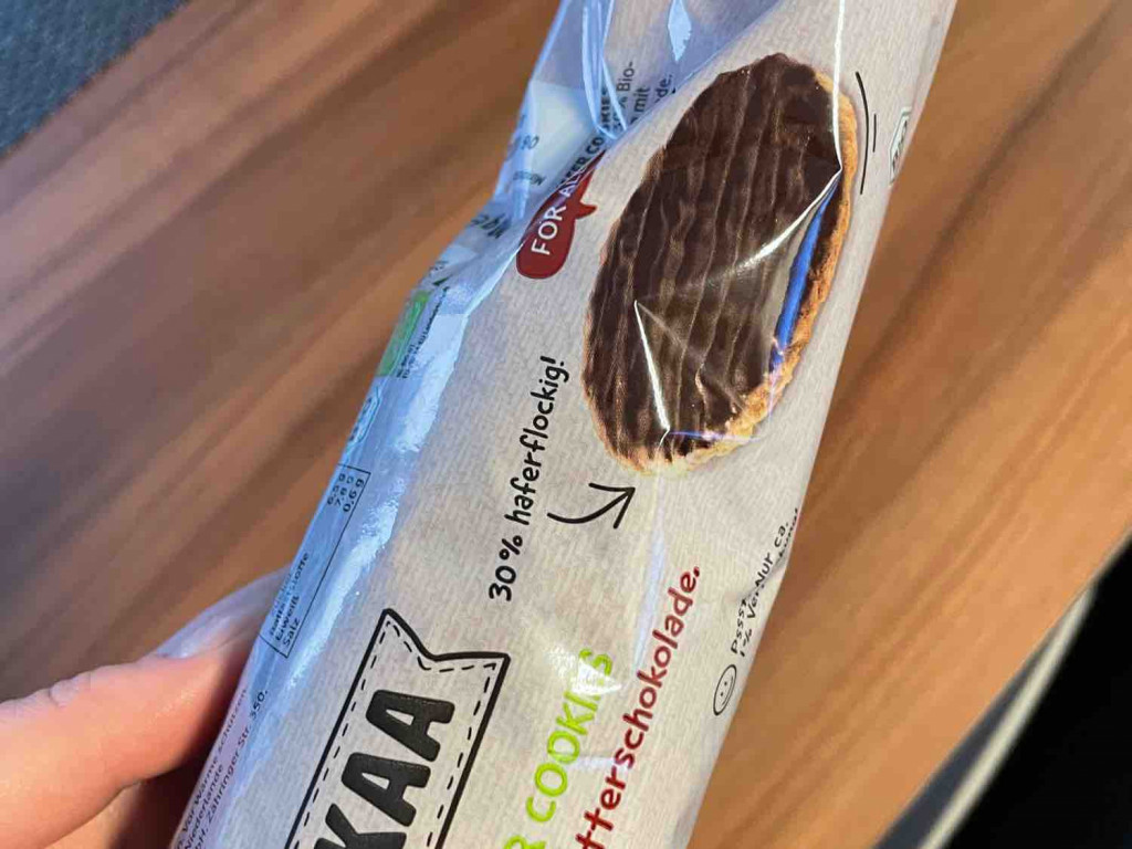 Läkaa Bio Hafercookies, mit Zartbitterschokolade von bekks99 | Hochgeladen von: bekks99