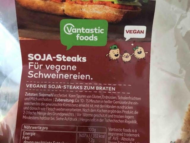 Soya Steaks , Vegane Soja-Steaks zum braten  von GreenGainz | Hochgeladen von: GreenGainz