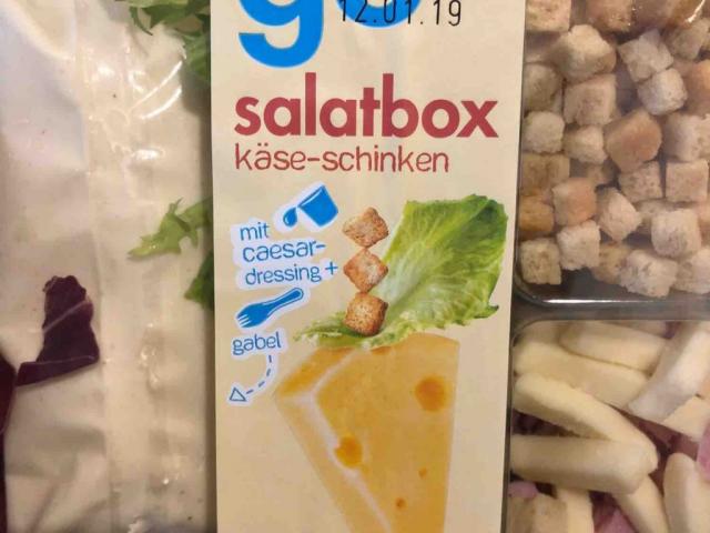 Gemischter Salat, Käse, Kochschinken und Caesar-Dressing von lav | Hochgeladen von: lavlav