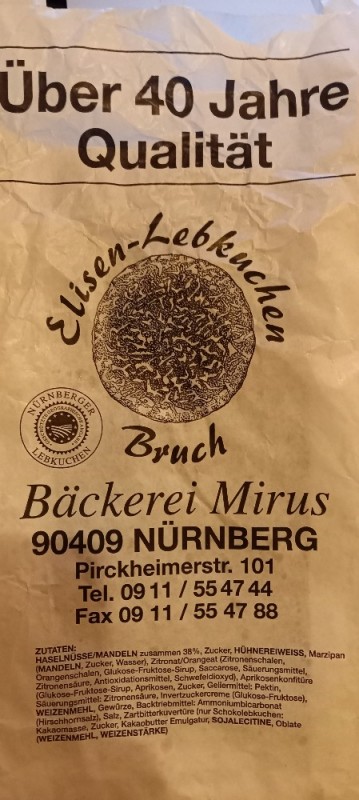Elisen-Lebkuchen, Nürnberger Lebkuchen von cmdsniggles | Hochgeladen von: cmdsniggles