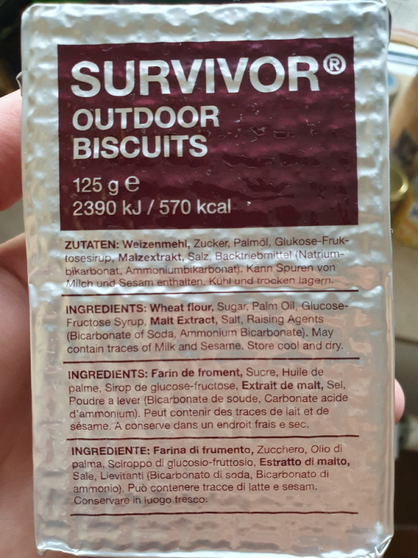 Panzerkekse, Survivor Outdoor Biscuits von Julian268 | Hochgeladen von: Julian268