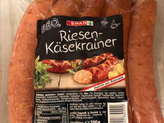 Spar Riesen-Käsekrainer von MSR | Hochgeladen von: MSR