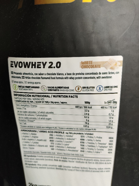 Evowhey 2.0, White Choclate von hegglmo | Hochgeladen von: hegglmo