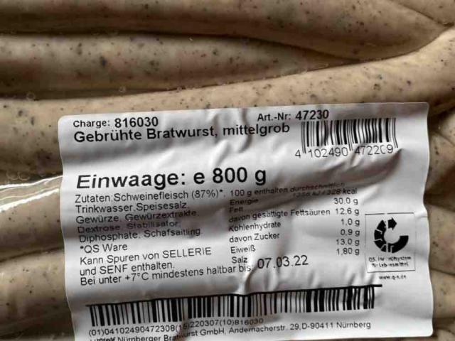 Bratwurst mittelgrob von Doerni1102 | Hochgeladen von: Doerni1102