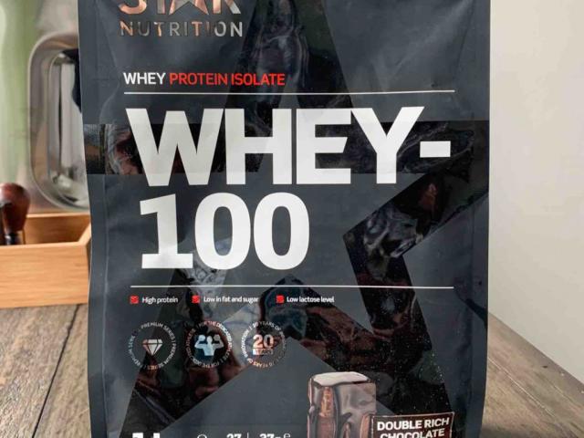 Whey 100, Double rich chocolate flavour by Lunacqua | Uploaded by: Lunacqua