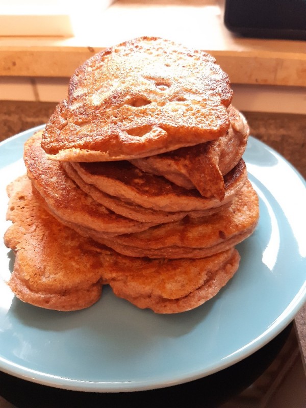 Pancakes mit Vayu und Dinkel, selbstgemacht von mihuuu | Hochgeladen von: mihuuu