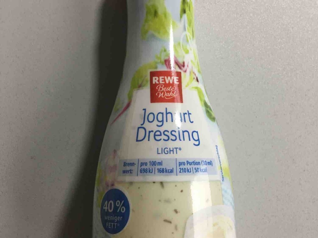 Rewe Beste Wahl, Joghurt Dressing, light Kalorien Saucen, Dressing Fddb