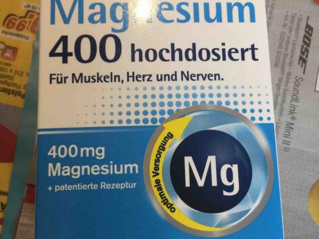 Magnesium 400 hochdosiert von derblaueklaus  | Hochgeladen von: derblaueklaus 