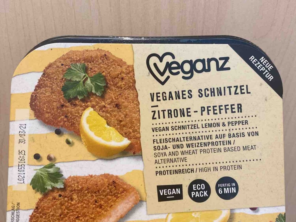 Veganes Schnitzel, Zitrone-Pfeffer von BFG | Hochgeladen von: BFG