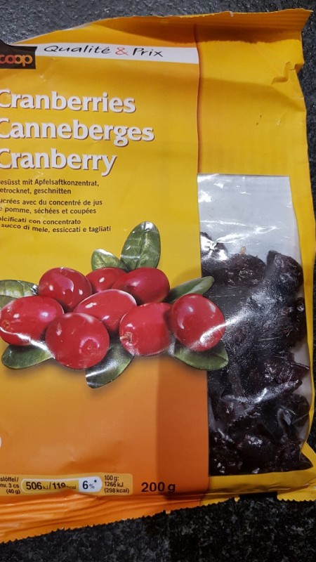 Cranberries getrocknet gesüsst von SandeeBee | Hochgeladen von: SandeeBee