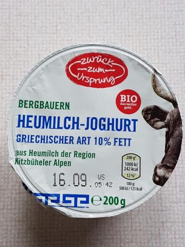 Bergbauern Heumilch Joghurt, Griech. Joghurt 10% Fett von TheLar | Hochgeladen von: TheLaraProject