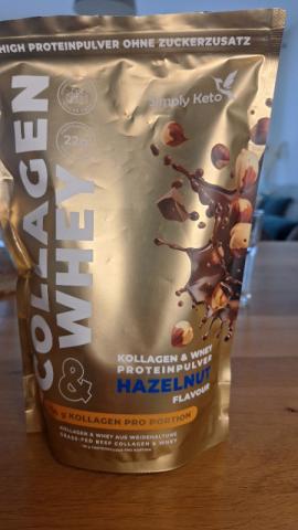 Kollagen & Whey Proteinpulver, Angaben für 30g!!! Haselnuss  | Hochgeladen von: S.B.