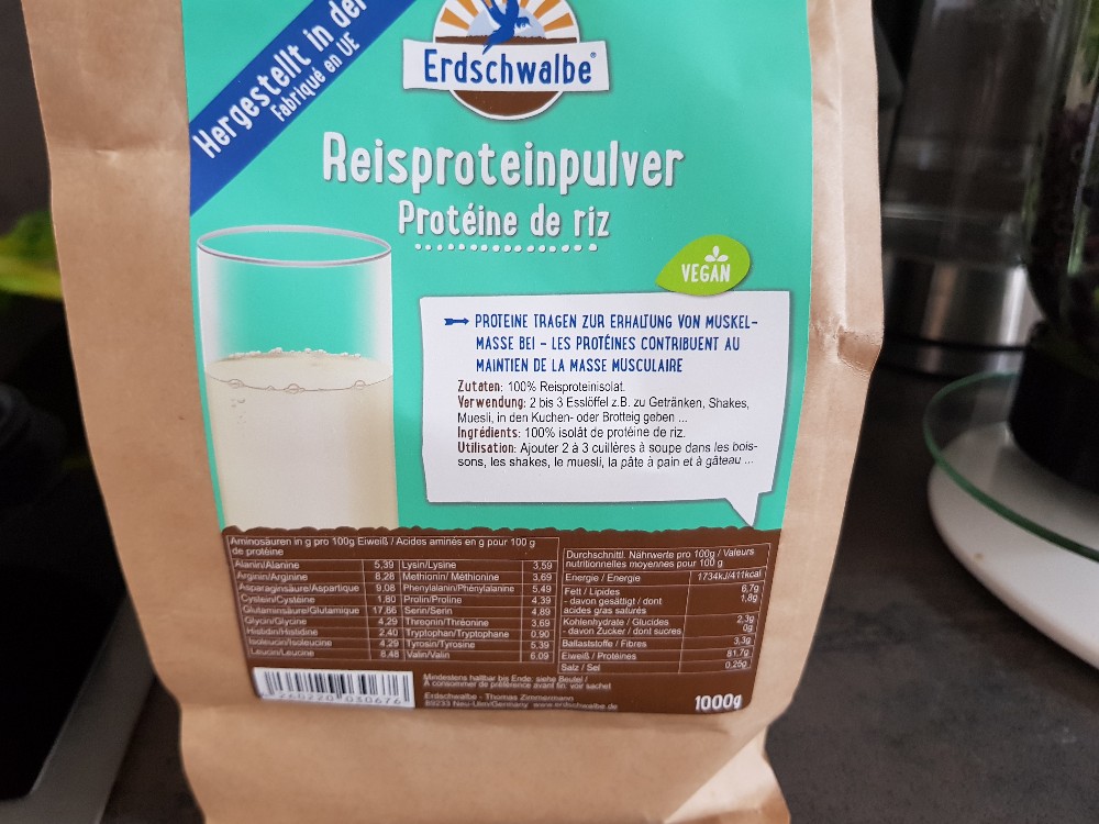 Reisproteinpulver von Hugolein | Hochgeladen von: Hugolein
