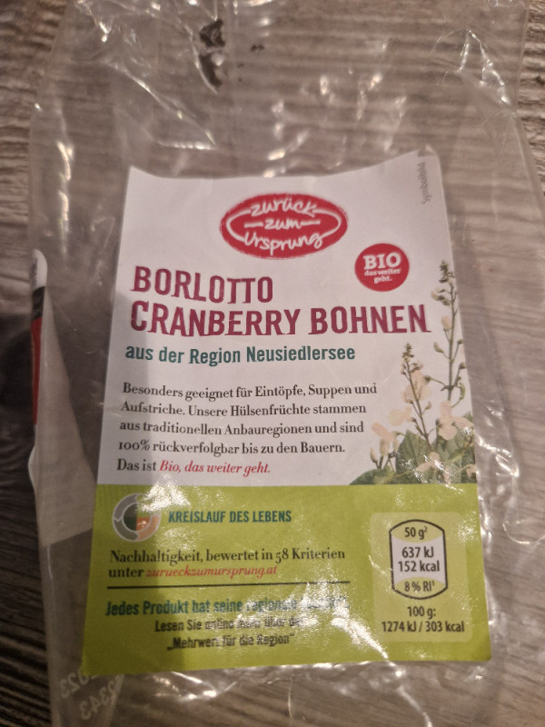 Borolotto Cranberry Bohnen, aus der Region Neusiedlersee von Ram | Hochgeladen von: RamSchag