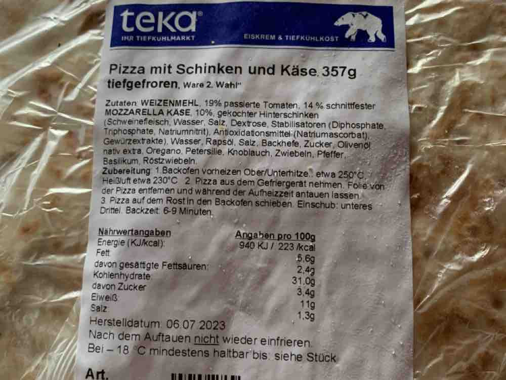 Pizza mit Schinken und Käse, 357g von Joka203 | Hochgeladen von: Joka203