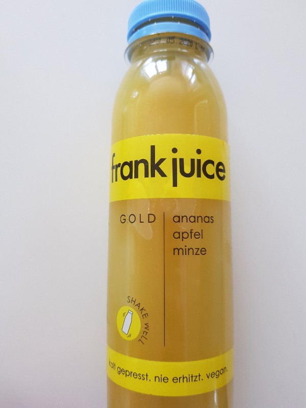 Frank juice  Gold(Ananas Apfel Minze), 100 ml / 53 kcal von Yvon | Hochgeladen von: YvonneLang