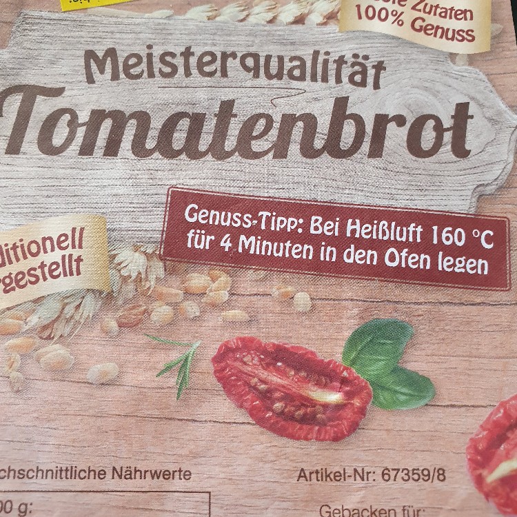 Tomatenbrot, Weizenbrot mit Tomaten von Horst L. | Hochgeladen von: Horst L.