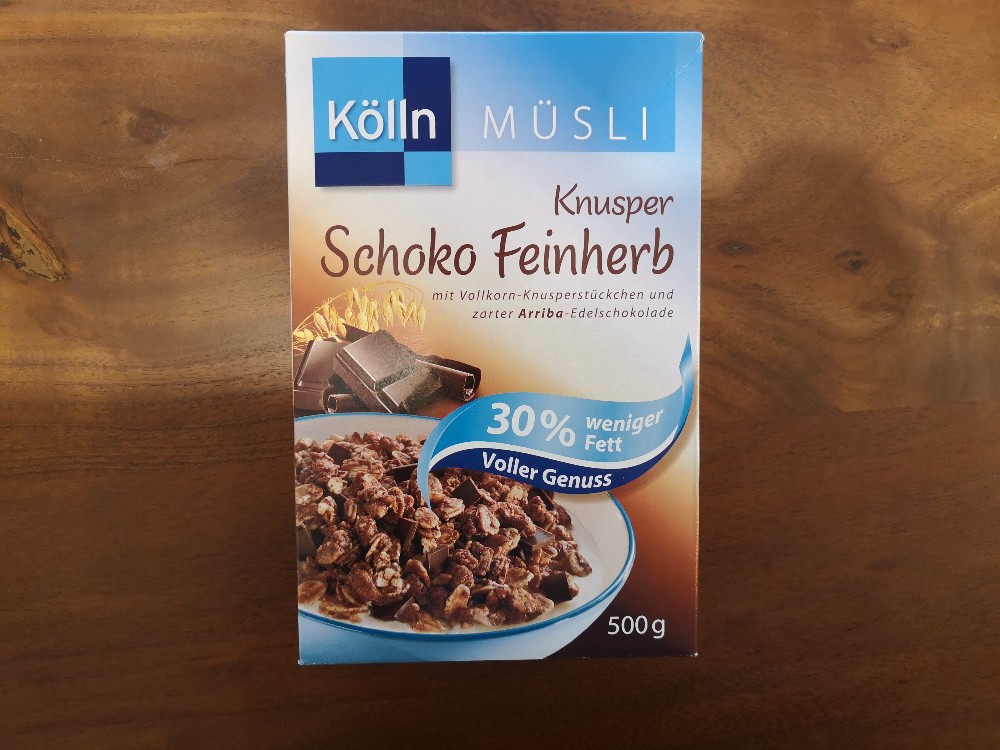 Knusper-Schoko-Müsli, feinherb (30% weniger Fett) von Leohna | Hochgeladen von: Leohna