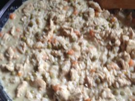 Putengeschnetzeltes in Sahnesauce mit körnigem Reis | Hochgeladen von: Jule0