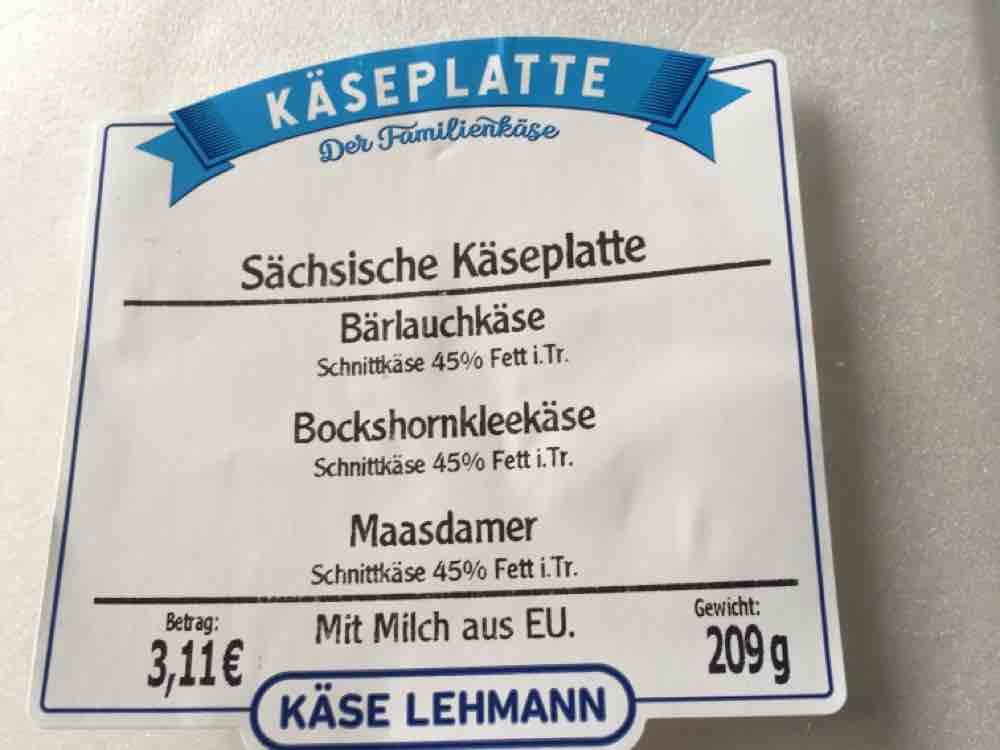 Sächsische Käseplatte - Bockshornkleekäse (Sorte 2) von Mette | Hochgeladen von: Mette