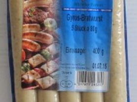 Gyros-Bratwurst | Hochgeladen von: puccino40