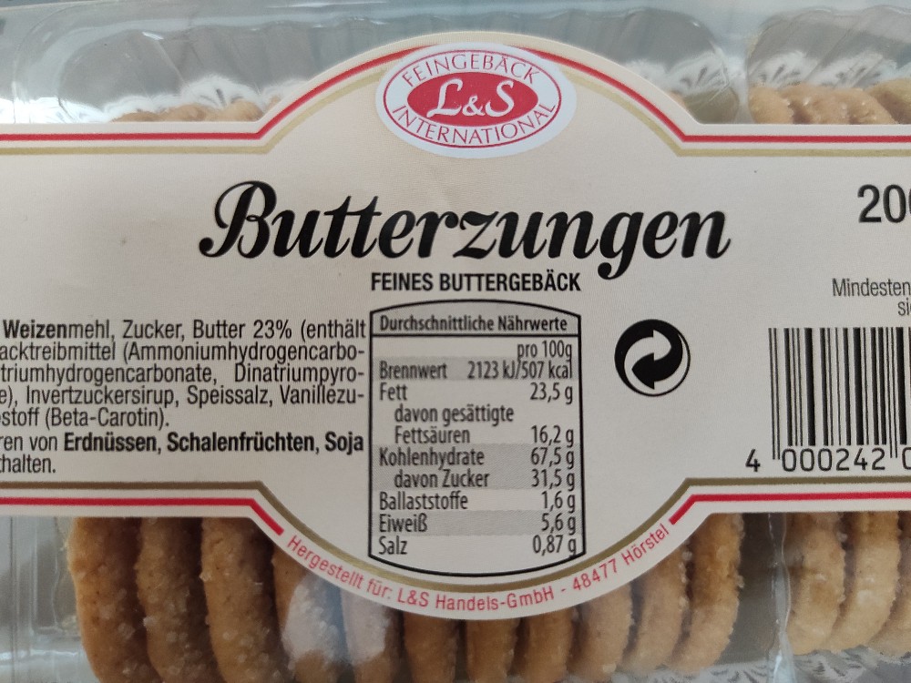 Butterzungen, feines Buttergebäck von J.Johannsen | Hochgeladen von: J.Johannsen