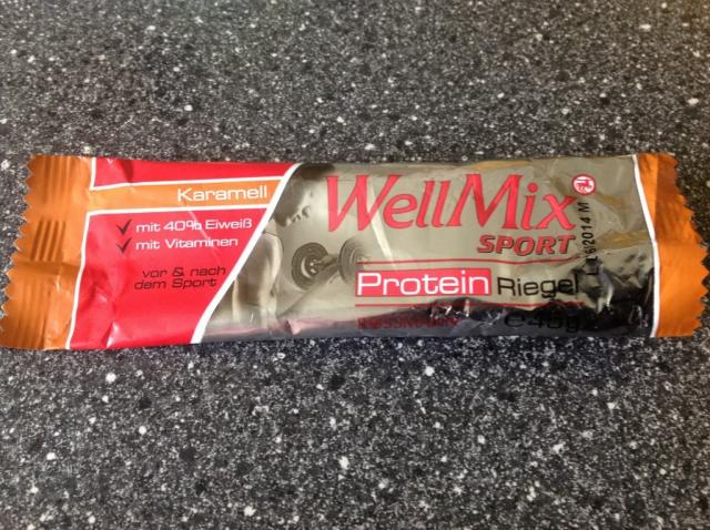 Wellmix Sport Proteinriegel, Karamell | Hochgeladen von: Mr F