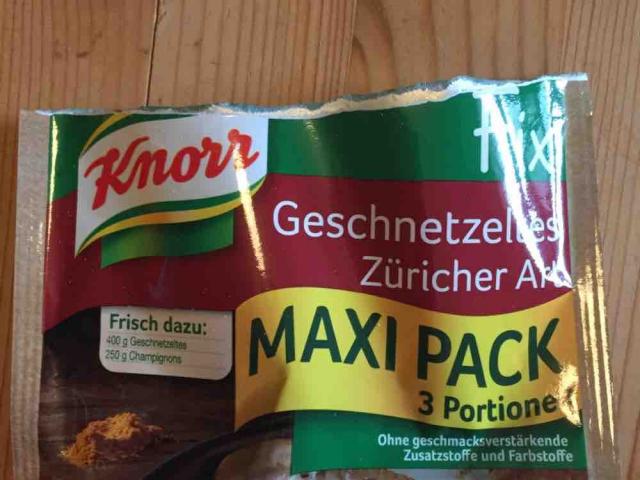 Knorr Fix, Geschnetzeltes Züricher Art von prinzess | Hochgeladen von: prinzess