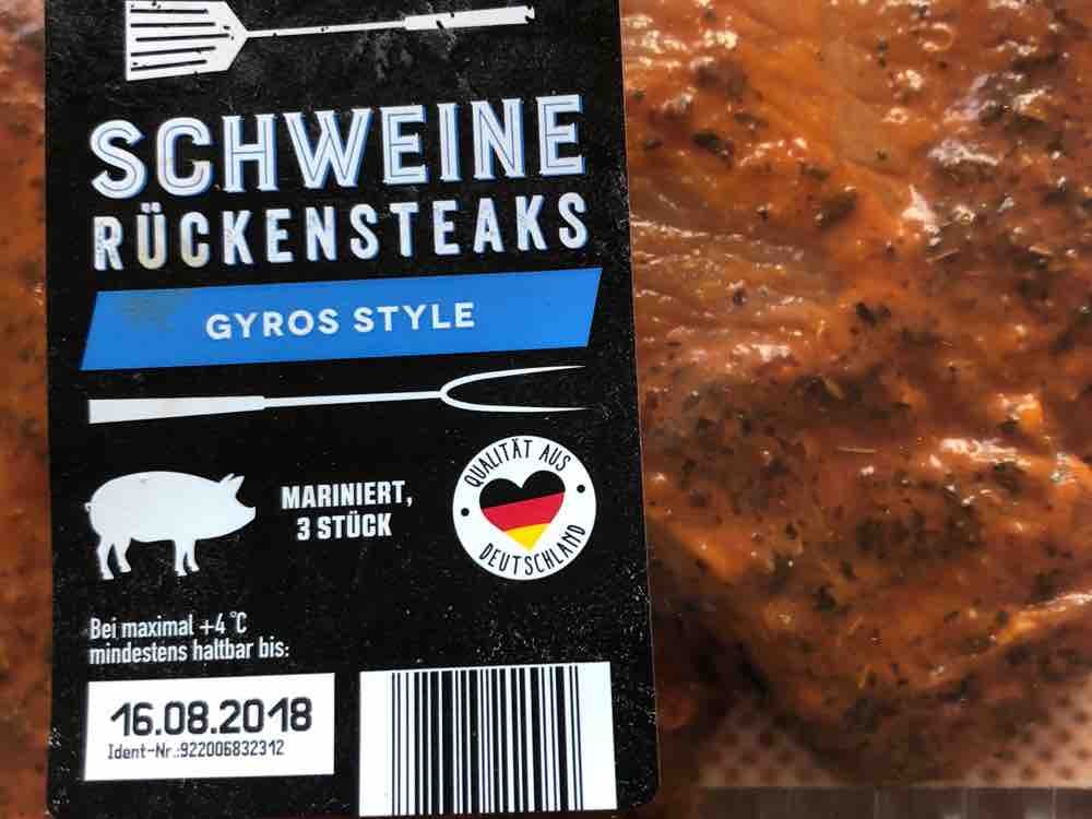 Schweinerücken Steak, Gyros Art von HorstGunkel | Hochgeladen von: HorstGunkel