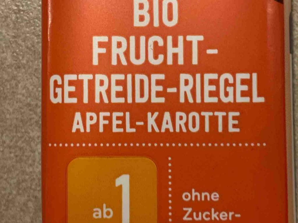 Bio Frucht-Getreide-Riegel, Apfel-Karotte von jm1958 | Hochgeladen von: jm1958