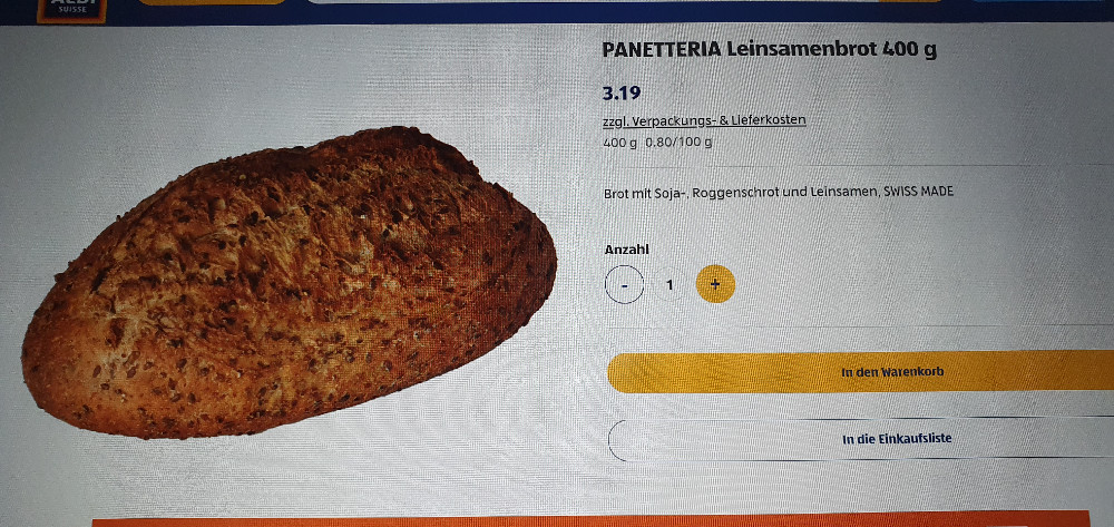 Leinsamenbrot 400g von Aline248 | Hochgeladen von: Aline248