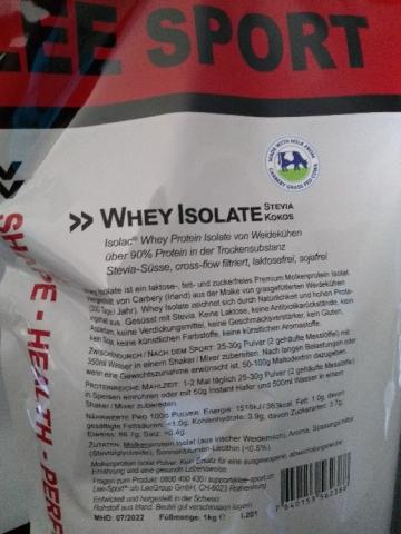 Whey Isolat, Stevia Kokos von Coder89 | Hochgeladen von: Coder89