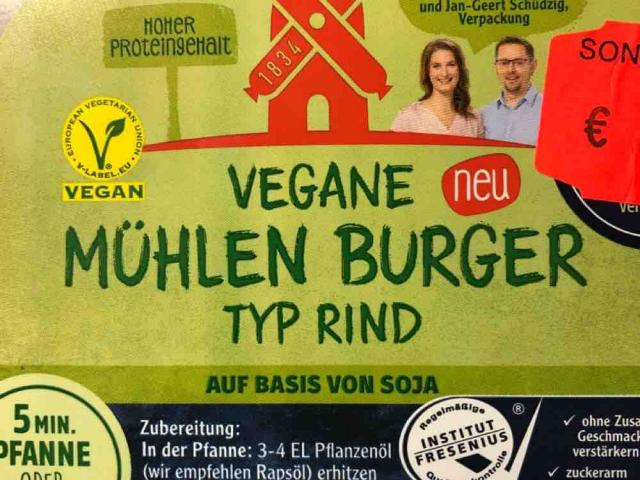 Vegane Mühlen Burger Typ Rind von Schman9995 | Hochgeladen von: Schman9995