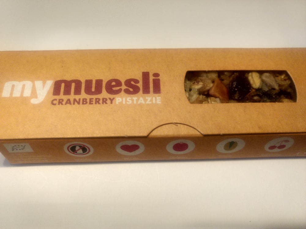 Muesli Riegel, Cranberry Pistazie  von Mugelansch | Hochgeladen von: Mugelansch
