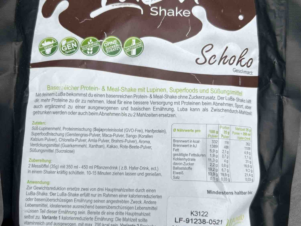 Luba Shake, mit Hafermilch ungesüßt by Janni13 | Hochgeladen von: Janni13