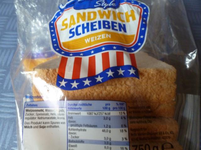 American Style Sandwich Scheiben , Weizen | Hochgeladen von: Dunja11