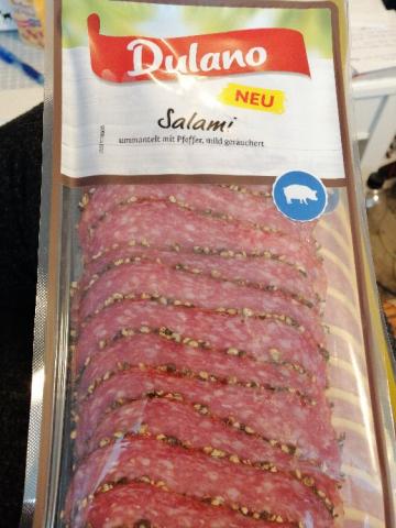 Salami ummantelt mit Pfeffer, mild geräuchert von Tina Ellermann | Hochgeladen von: Tina Ellermann