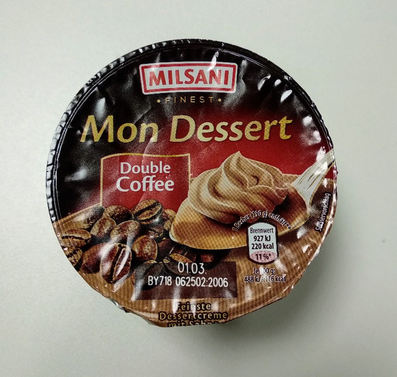 Mon Dessert Double Coffee Milsani, Kaffeecreme mit Kaffeetopping | Hochgeladen von: schokofan35