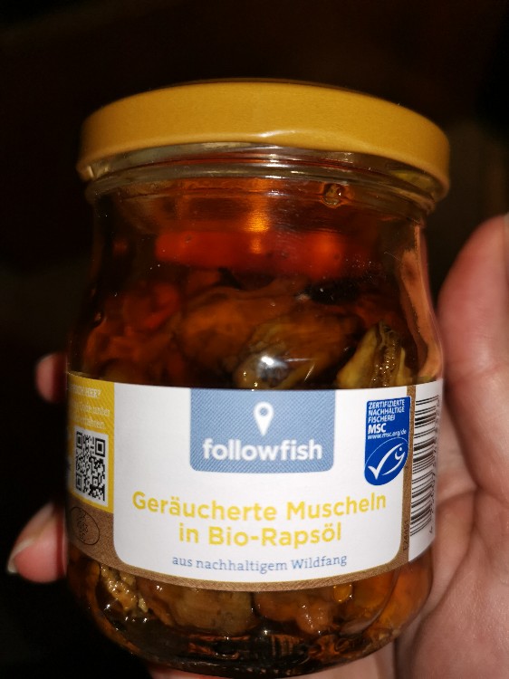 Geräucherte Muscheln, in Bio Rapsöl von cpaul90502 | Hochgeladen von: cpaul90502
