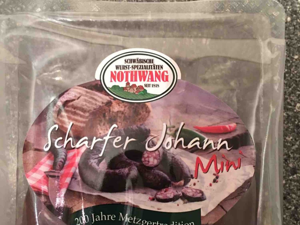 Scharfer Johann mini, Schwarzwurst mit Chili  von Heikogr | Hochgeladen von: Heikogr